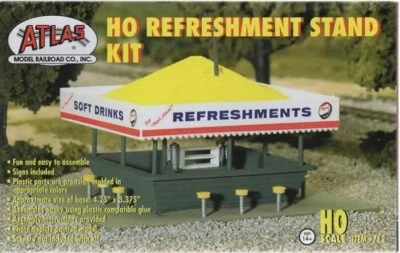 HO Scale Atlas 715 Refreshment Stand Building Kit - Image 1 of 3