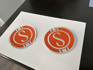 Schwinn Stickers Orange/Silver
