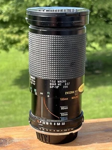 VINTAGE TAMRON CF TELE MACRO 1:35 - 42 135mm FILM CAMERA LENS - Picture 1 of 14