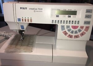 Pfaff Sewing Machine Creative 7530 Quilt German made works great extra cord 