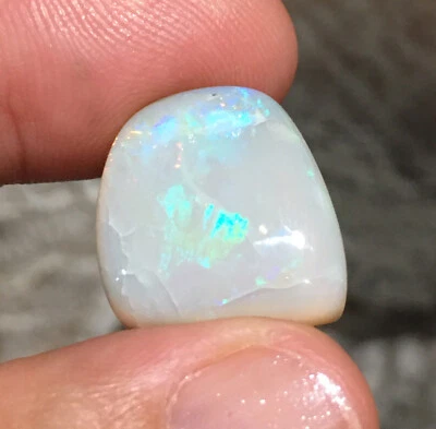 17ct 17.6x16.5x9mm Solid Australian Natural Opal Cabochon Loose Gem - Image 1 of 4