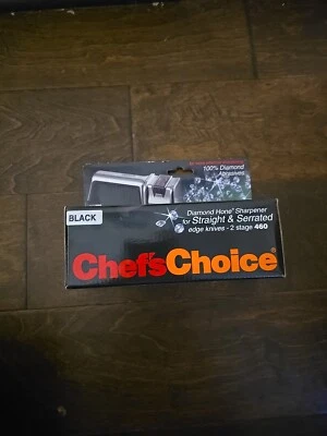 NEW Chef's Choice Knife Sharpener, 100% Diamond Hone 2 Stage. #460 - Image 1 of 4