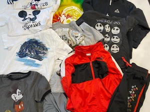 11pc Boys Size Small Bundle Lot , Mickey Mouse, Dinosaurs Mixed Brands - Picture 1 of 11