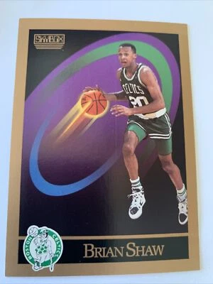 1990-91 SkyBox Basketball Card #23 Brian Shaw Boston Celtics NmMt Free Shipping! - Image 1 of 2
