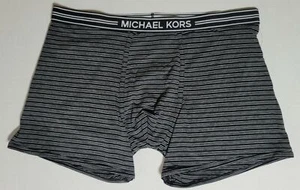 New Extra Large Michael Kors Boxer Brief, XL 40"- 42" Black Gray Striped  - Picture 1 of 2