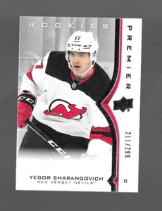2020-21 OBERDECK UD PREMIER ROOKIES #82 YEGOR SHARANGOVICH RC/299 ROOKIE - Bild 1 von 2