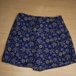 Talbots Vintage Girl's Blue Paisley Skort 6 - Picture 1 of 5