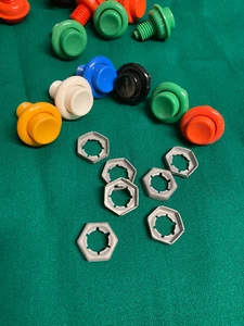 VIDEOGIOCO ARCADE ORIGINALE WICO USA PULSANTI CONCAVI NUOVO NOS - Foto 1 di 18