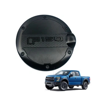ABS Fuel Gas Filter Tank Door Cap Cover for Ford F150 15-2018 Black - Picture 1 of 4