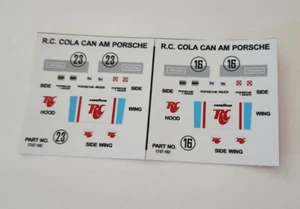 Aurora AFX Porsche 917-10K Can Am RC Cola Reproduction Stickers DIE CUT! - Picture 1 of 1