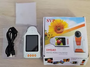 SVP DM540 Digital Mobile Magnifier Microscope 10x-500x-5MP 2.7" Color Display - Picture 1 of 6