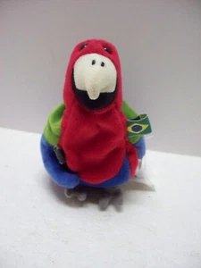 1999 Coca Cola International Barrot Parrot Brazil Bean Bag Plush NEW WITH TAGS - Bild 1 von 5