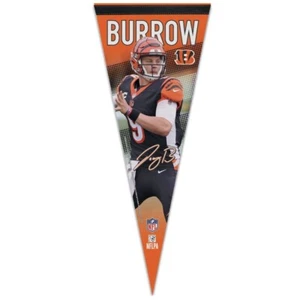 JOE BURROW ~ (1) Cleveland Browns 12x30 NFL Premium Felt Pennant Banner - Picture 1 of 1