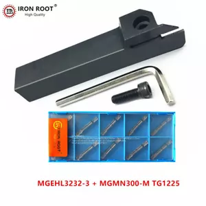 1P MGEHL3232-3 Werkzeughalter + 10P MGMN300-M TG1225 CNC Hartmetalleinsatz für P.M.K - Bild 1 von 5