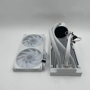 NZXT Kraken Elite 280 RGB 2024 AIO CPU Liquid Cooler 280mm Radiator White - READ - Afbeelding 1 van 5