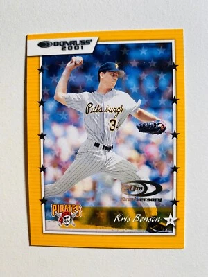 2001 DONRUSS #73 KRIS BENSON NM-MT MLB BASEBALL CARD - Image 1 of 2