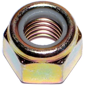014973285333 Grade 8 Coarse Lock Nuts, 9/16-12, Piece-10, Yellow - Bild 1 von 1