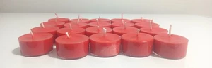 25  TEA LIGHTS IN  CINNAMON APPLE YUMMY   HIGHLY SCENTED HANDMADE - Picture 1 of 12
