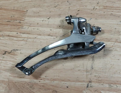Vintage Shimano Dura Ace FD-7410 Front Derailleur Double Braze-On Bottom Pull - Image 1 of 4
