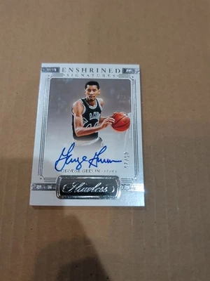 2020-21 Flawless George Gervin #LEG-ICE Legendary Scripts Auto Spurs /25 Spurs ! - Image 1 of 2