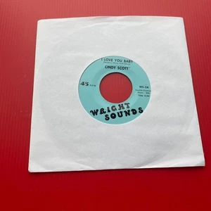 CINDY SCOTT I Love You Baby USA repress 7" vinyl single In Your Spare Time 45 - Picture 1 of 2