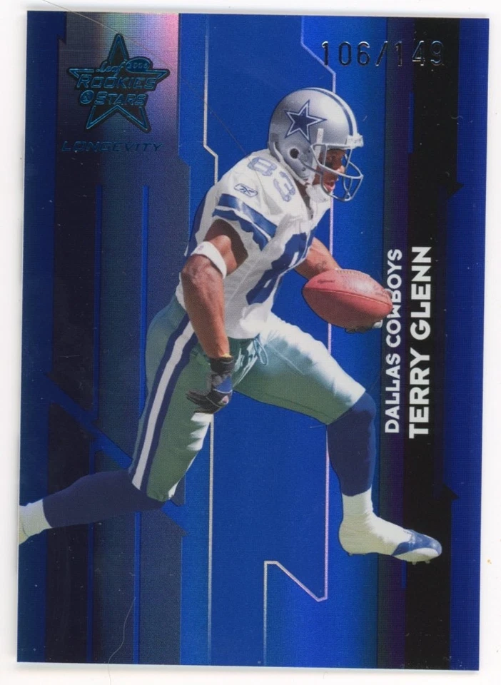 2006 Leafs Rookies & Stars Longevity Sapphire #31 Terry Glenn /149  - Image 1 of 2