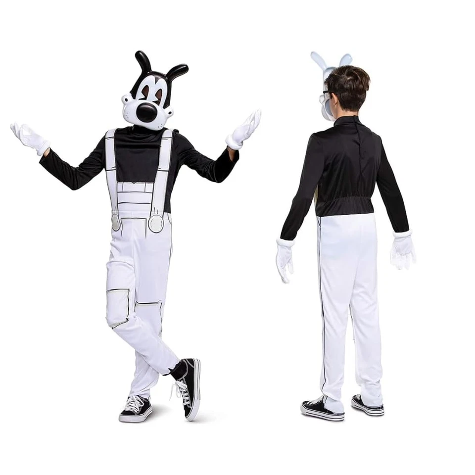 Disfraz Bendy Boris El Lobo Clásico Niño Disfraz, Talla XL (14-16) Foto 1 de 1