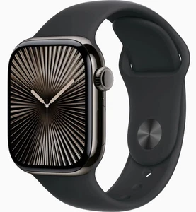 Apple Watch Series 10 - 46mm - Titanium Slate - GPS + Cellular - Good - Picture 1 of 1