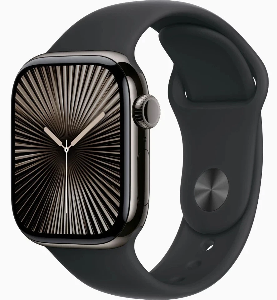 Apple Watch Series 10 - 46mm - Ardósia de titânio - GPS + Celular - Bom - Imagem 1 de 1