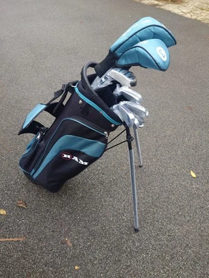 Ram Golf EZ3 Ladies Petite Golf Clubs Set with Stand Bag - Black/Green - Image 1 of 4