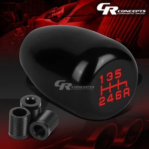 UNIVERSAL 10X1.5 RACING MANUAL 6-SPEED SHIFT KNOB FOR ACURA/SUBARU/NISSAN BLASCK - Picture 1 of 5