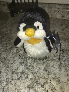 Peluche Pinguino Ganz Webkinz Lil'Kinz Vintage Ritirato con codice sigillato mai usato HM132 - Foto 1 di 4