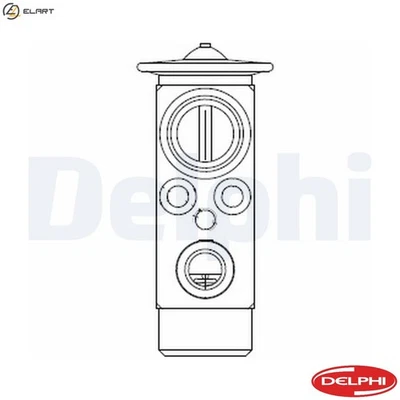 EXPANSION VALVE AIR CONDITIONING CB1024V FOR BMW 7/E65/E66 M57D30 M54B30A 3.0L - Image 1 of 4