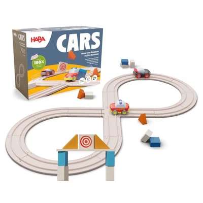 Eco-friendly Toy Vehicle Set Easy Build Race Car Track For Toddlers - Image 1 of 4