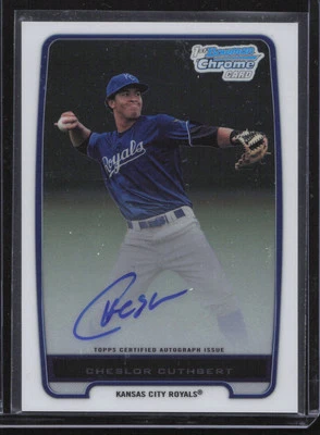 Cheslor Cuthbert 2012 Bowman 1st Auto #BCP58 Kansas City Royals - Image 1 of 2