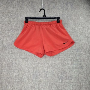 Nike Womens Running Shorts Coral Red Size M - Picture 1 of 7