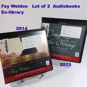 Fay Weldon Lot/2 Audiobooks New Countess & Long Live the King Dilberne Saga UK - Picture 1 of 9