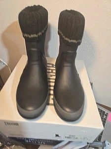 Cougar Damengröße 11 Black Raven wasserdichte Regenstiefel neu - Bild 1 von 4