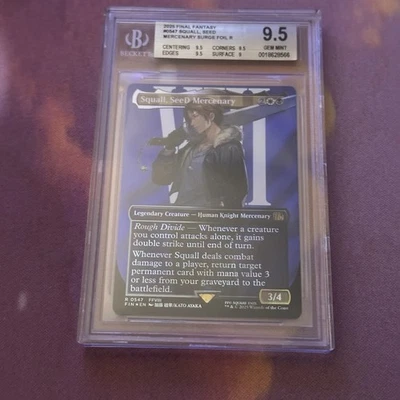 Squall, SeeD Mercenary Borderless Surge Foil 0547, MTG Final Fantasy GM BGS 9.5 - Image 1 of 2