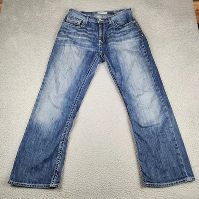 BKE Jeans Mens 31S Blue Tyler Straight Leg Demin Pants Faded Casual - Image 1 of 4