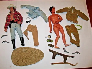 Vintage 1973 Gabriel Lone Ranger & Tonto 10 Inch Action Figure ACCESSORIES Lot - Picture 1 of 10