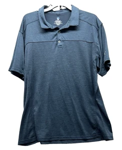 Kuhl Polo Uomo 2XL Blu Navy Poliestere Manica Corta (E5) - Foto 1 di 4