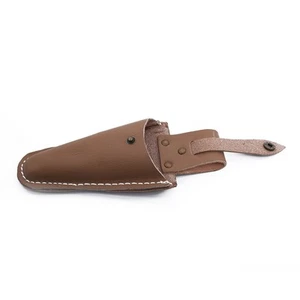 Storage Tool Bag Useful Tool Bag Leather Light-Brown Portable Light Pouch Case - Picture 1 of 16