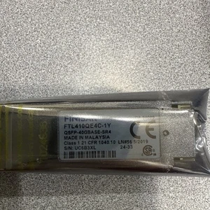Finisar FTL410QE4C 40BASE-SR4 QSFP+ Gen4 Optical Transceiver Module - Photo 1/3