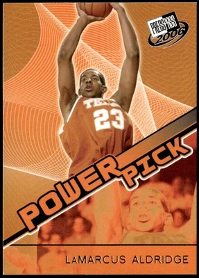 Press Pass #G34 LaMarcus Aldridge Gold E1 2006 Foto 1 de 2