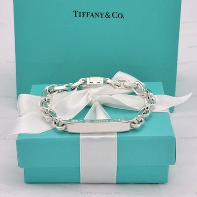 Tiffany & Co. Tiffany 1837 Makers I.D. Chain Bracelet Sterling Silver 925 Large  - Image 1 of 4