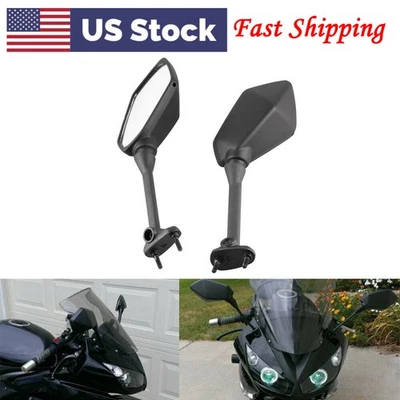Par de espejos retrovisores laterales para moto Kawasaki Ninja 650R ER-6F 2009-2014 13 Foto 1 de 4