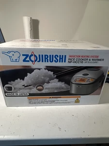Zojirushi NP-HCC10XH Cuociriso e Scalda Riso Riscaldamento a Induzione - 5,5 Tazze Grigio Scuro - Foto 1 di 9