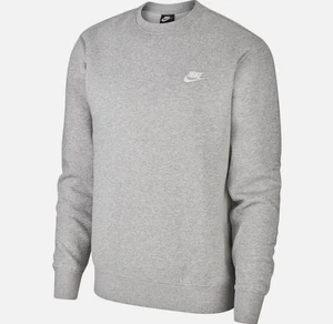Sudadera polar Nike Sportswear Club cuello redondo gris jaspeado talla 2XL BV2662-063 - Imagen 1 de 6