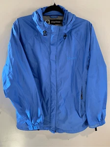 Giacca donna MARMOT sci snowboard-cappuccio traspirante invernale usata in ottime condizioni blu grande - Foto 1 di 14